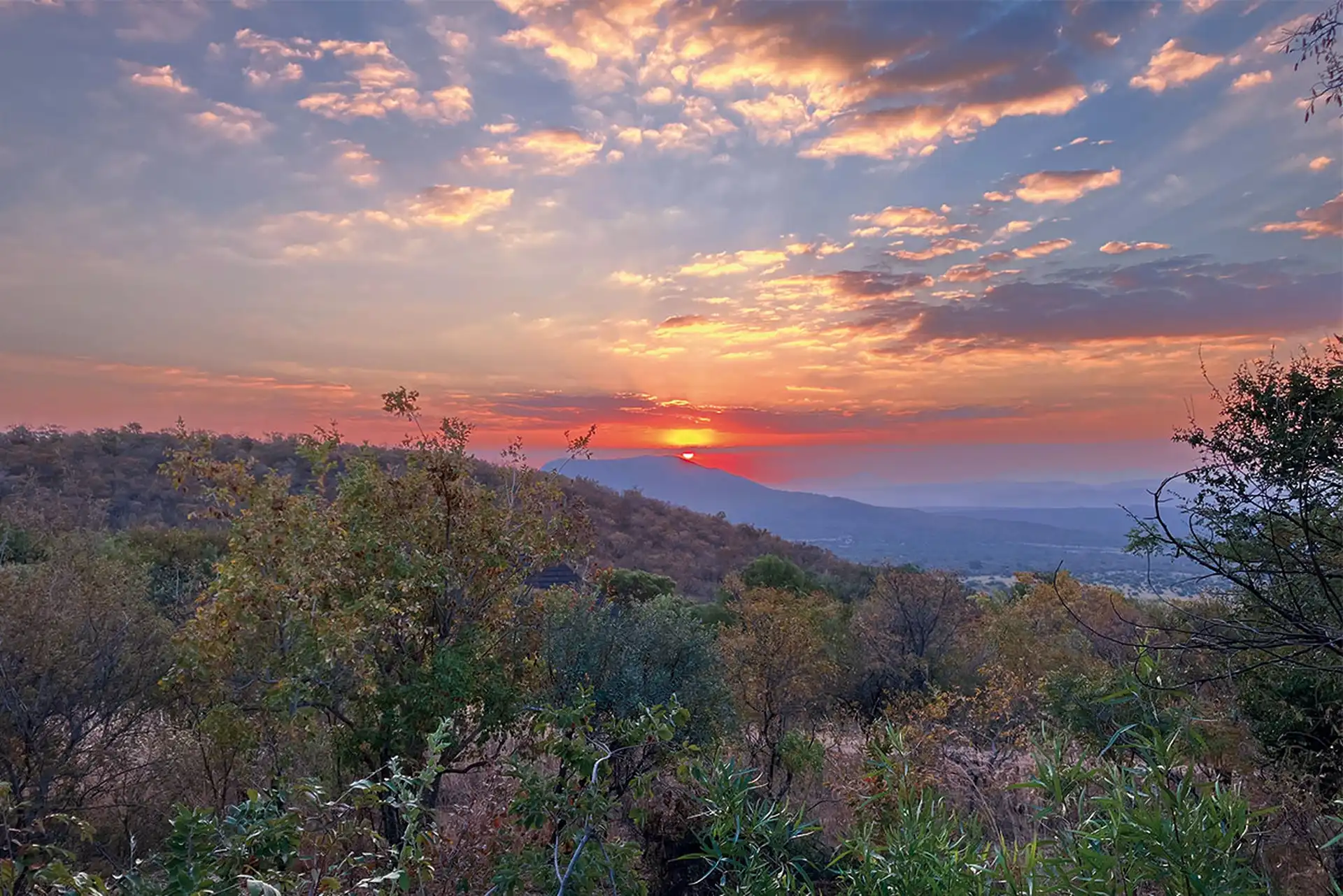 Waterberg sunset